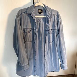 Oversized Denim long sleeve button up